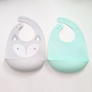 Cloud Island Silicone Bib Set